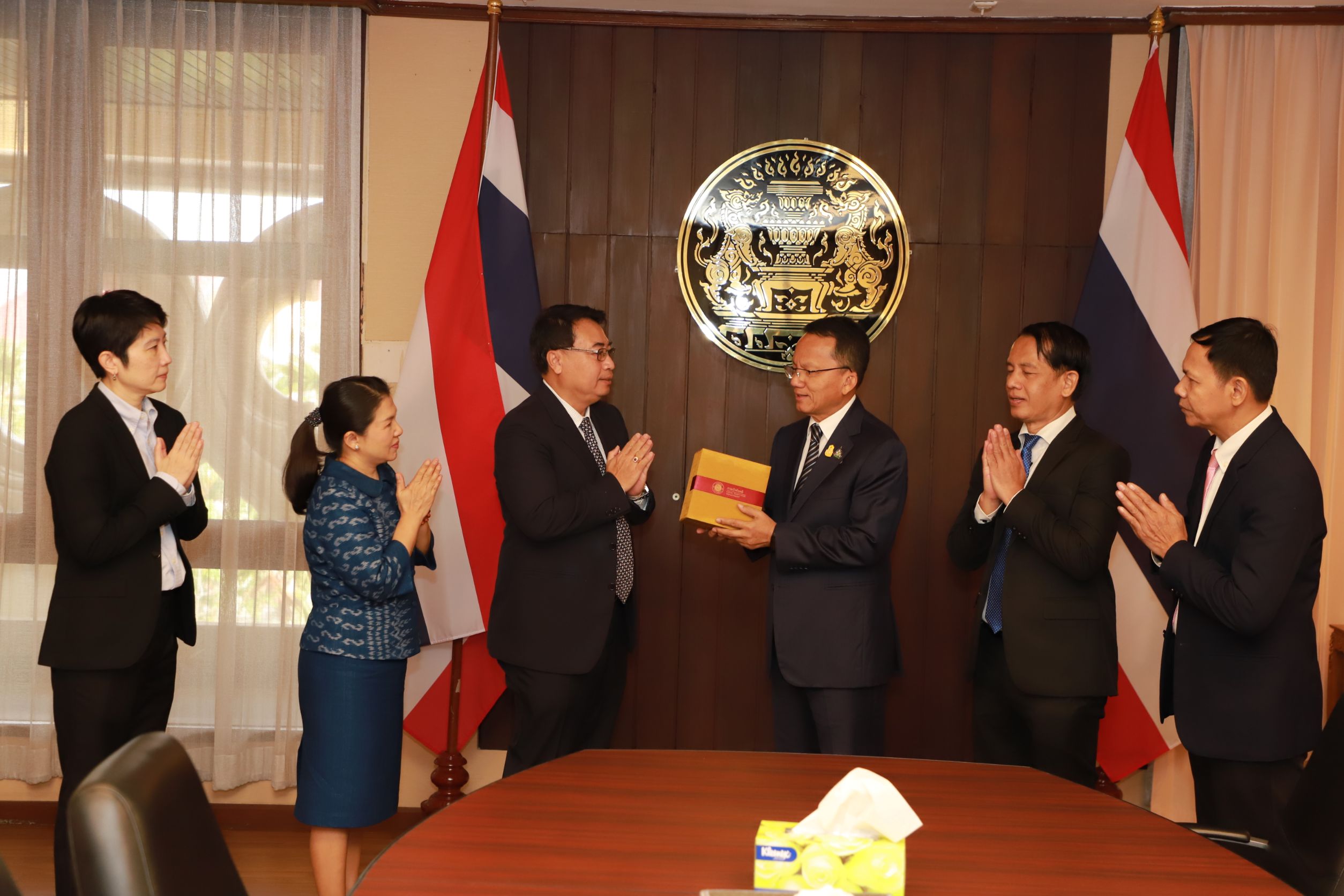 กรมบังคับคดี เข้าสวัสดีปีใหม่ พ.ศ. 2567 รองนายกรัฐมนตรี